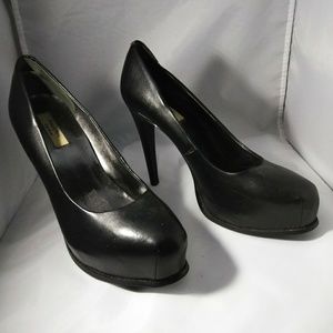 Simply Vera Wang black platform high heels